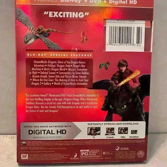 How to Train Your Dragon 2 (Blu-Ray,DVD, Digital HD) - Picture 2 of 3